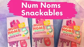 NUM NOMS Snackables Slime Kits Unboxing & Toy Review