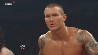 John Cena & Batista vs Randy Orton, Cody Rhodes & Manu Raw 15.12.2008 1/2