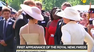 Watch: Royal couple's first public appearance since wedding