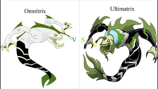 Omnitrix vs Ultimatrix side by side comparison Part 1