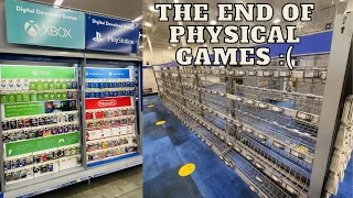 THE END OF PS5 AND XBOX GAMES IN STORES | THEY'RE ALL GONE FOREVER | PHYSICAL COPIES OUT WALMART