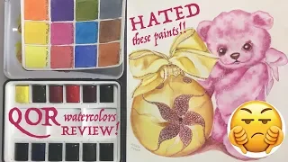 Qor Watercolor Mini Review: HATED these paints!!