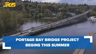 Portage Bay Bridge reconstruction begins in August