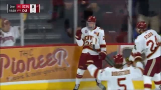 11/11/17 SCSU at Denver 0-1 Plant beats Hrenak on the power play