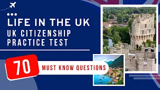 Life In The UK Test 2024 - UK Citizenship Practice Exam (70 Must Know Questions)