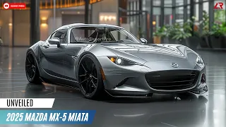 2025 Mazda MX-5 Miata Unveiled -  Great design, affordable and fuel efficient!