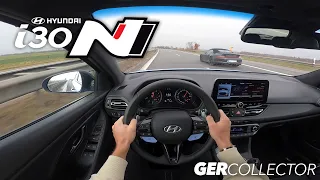 Hyundai i30 N 2021 | POV Autobahn Top Speed +254km/h | GERCollector