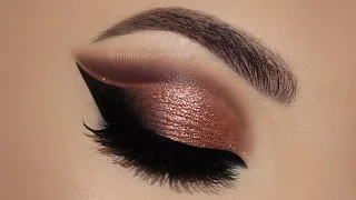 ⭐ Copper Cut Crease Glitter MakeUp Tutorial | Melissa Samways ⭐