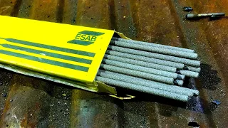 Те, которые все хвалят: ESAB OK-46 1кг, электроды для сварки, рекомендованы для начинающих сварщиков