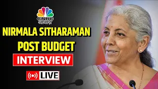 Nirmala Sitharaman Post Budget Interview Live | Budget 2023 Live Updates | Union Budget | CNBC Awaaz