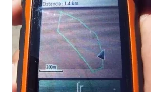 Área y perímetro con #GPS - Función CALCULAR ÁREA - (GPS GARMIN ETREX)