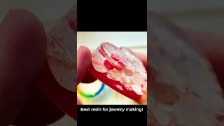 The Best Resin for Jewelry Making!    #shorts