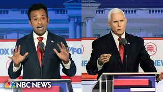 Pence, Ramaswamy spar in heated Republican debate