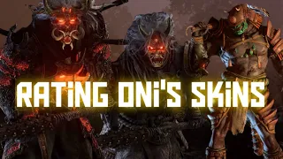 RATING THE ONI'S SKINS! - Dead By Daylight