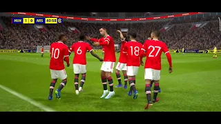 Efootball 2022 Mobile Gameplay Max Graphics | MANCHESTER UNITED vs. ARSENAL