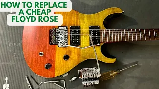 Replacing A Cheap Floyd Rose Tremolo With An Original Floyd Rose