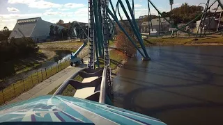 Mako - SeaWorld Orlando - Front Row (4K HD POV) - January 2023