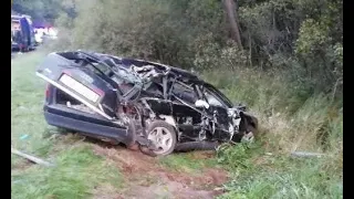 26.09.2020г - Audi А6 на скорости столкнулась с большегрузом MAN. 3 человека скончались...