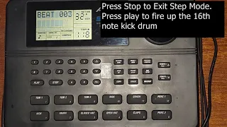 Quick and Dirty metal drum beat on Alesis SR-16