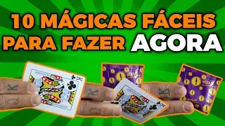 10 MÁGICAS PARA FAZER AGORA COM OBJETOS DE CASA