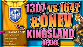 Kingsland Opens [1307 vs OneV & 1647]  Strife KvK in Rise of Kingdoms