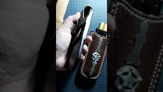 Italian leather sheath/holster for balisong