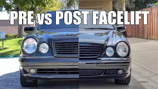Mercedes W210: Pre vs Post Facelift