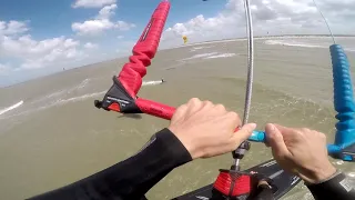 kitesurfing at Ouddorp / Vuurtoren