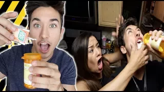 TIC TACS IN PILL BOTTLE PRANK ON MOM!! (SHE CRIED)