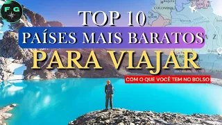 10 PAÍSES  mais BARATOS para VIAJAR pela América Latina em 2023