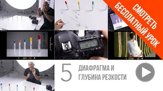 5.  Диафрагма и глубина резкости