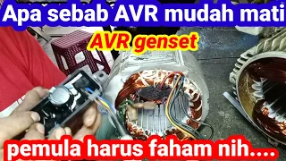 Ini lho penyebab AVR Genset cepat mati /rusak.misterius..