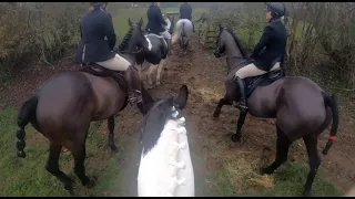 Me and Eric out with the farmers bloodhounds at swerford