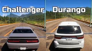 Forza Horizon 5: Dodge Challenger SRT Hellcat vs Dodge Durango SRT - Drag Race