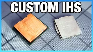 Custom Copper IHS Tested on i7-8700K (Rockit Cool IHS Review)