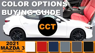 2021 Mazda 3 Hatchback (Including Turbo) - Color Options Buying Guide