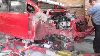 Honda Fit. Body repair. Ремонт кузова.