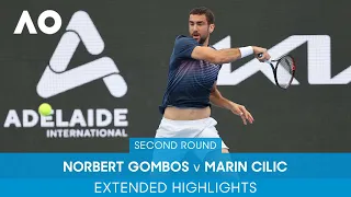 Norbert Gombos v Marin Cilic Extended Highlights (2R) | Australian Open 2022