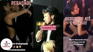 NEYMAR JR CURTE FESTA DE ANIVERSÁRIO AO LADO DE BRUNA MARQUEZINE, AMIGOS E FAMILIARES