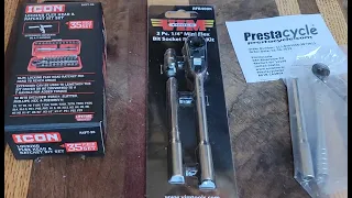 ICON - VIM - Prestacycle: Head-To-Head Comparison 1/4" Drive T Handle Ratchets