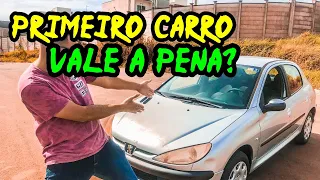 PEUGEOT 206 1.4 8v VALE A PENA? PRIMEIRO CARRO COMPENSA? CARO MANTER!