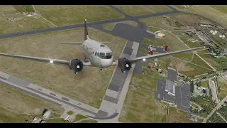 Омский эксперимент. Классика DC-3 в симуляторе X-Plane.