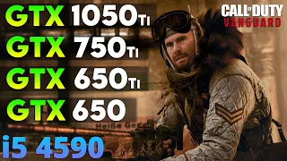 Call Of Duty Vanguard | GTX 650 | GTX 650 Ti | GTX 750 Ti | GTX 1050 Ti