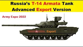 Russia’s T-14 Armata Tank Export Version Unveiled at Army 2022