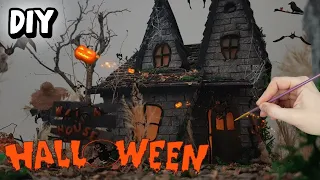 How to make a witch's house for Halloween. DIY