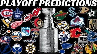 2023-24 NHL Stanley Cup Playoff Predictions