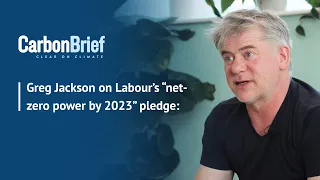 Greg Jackson on Labour's "net-zero power by 2030" pledge