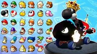 Mario Kart 8 Deluxe - Black King Yoshi Hard Winning with Bullet Bill in Special Cup