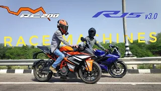 RC 200 vs R15 V3 || BS6 vs BS4 || KTM vs YAMAHA ||