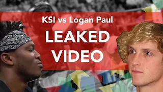 KSI VS LOGAN PAUL FIGHT LEAKED VIDEO